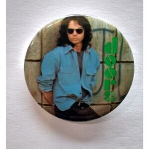 Jim Morrison The Doors Licensed Original 1989 Badge Pin Button Official Licensed
